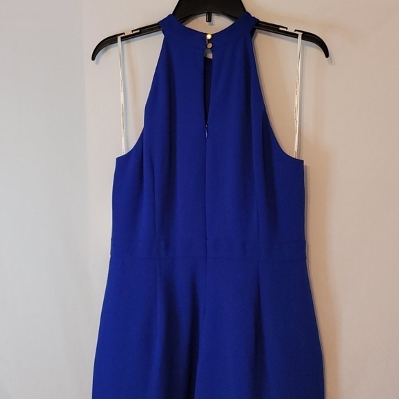 Julia Jordan Women's Cobalt Crepe Petite Jumpsuit - Picture 10 of 16